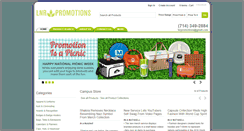 Desktop Screenshot of lnrpromotions.com