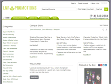 Tablet Screenshot of lnrpromotions.com